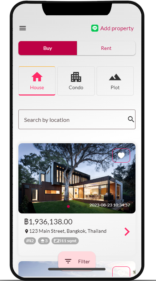 Mobile App for Real Estate Platform